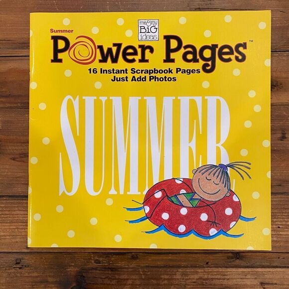 Power Page Instant Scrapbook Set of 5 Spring, Summer, Fall, Winter, School Days - Picture 5 of 16